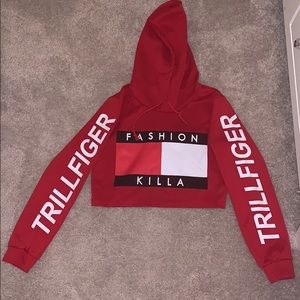 “Trillfigure” Cropped Hoodie